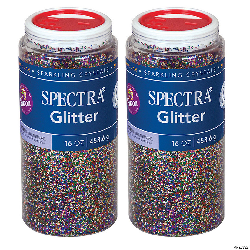 Spectra Glitter, Multicolor, 1 lb. Per Jar, 2 Jars Image