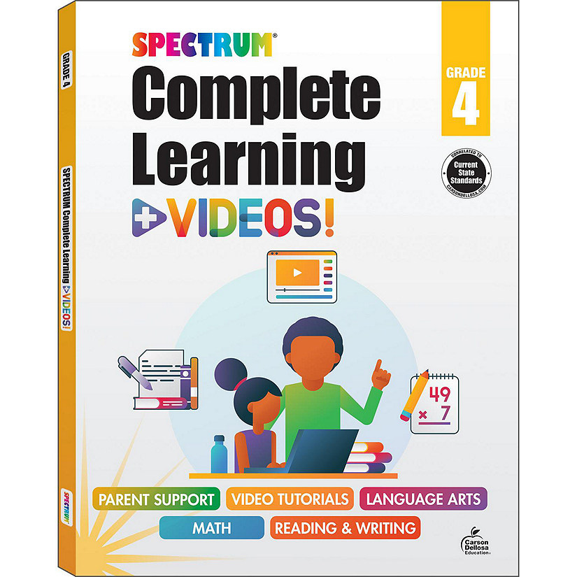 Spectrum Complete Learning + Videos Workbook Image
