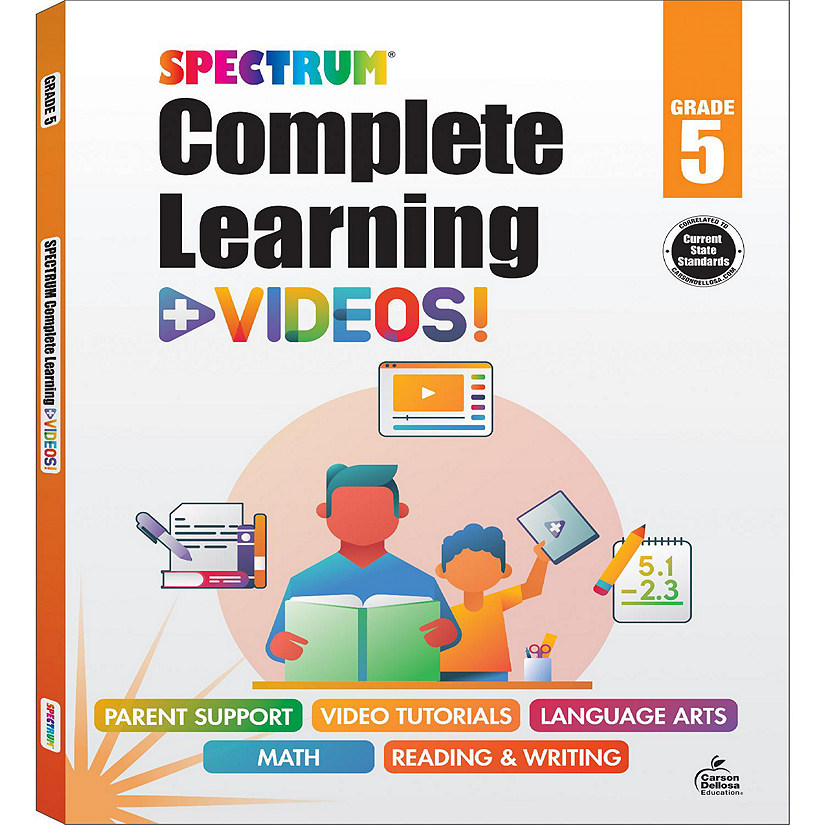 Spectrum Complete Learning + Videos Workbook Image