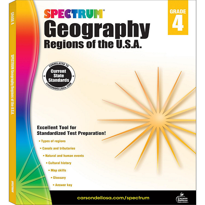 Spectrum Geography, Grade 4 Image