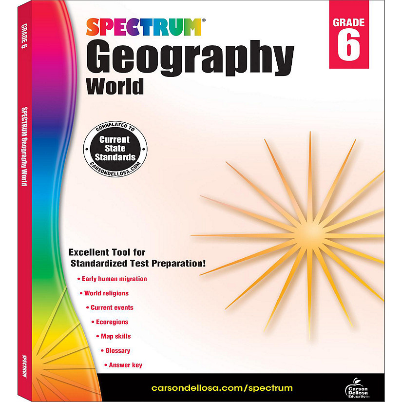 Spectrum Geography, Grade 6 Image
