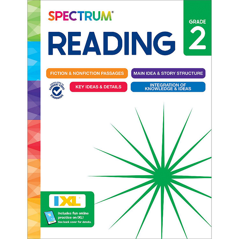 Spectrum Grade 2 Reading Workbook, Reading Comprehension, 2nd Grade Reading Books With Nonfiction and Fiction Passages &amp; More Image