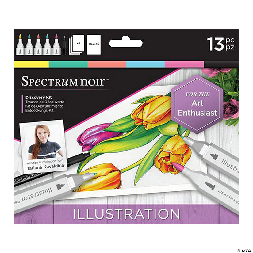 Spectrum Noir&#8482; Illustration Drawing KIt - 13 Pc. Image