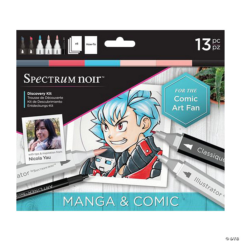 Spectrum Noir&#8482; Manga & Comics Drawing Kit - 13 Pc. Image