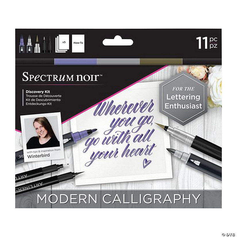 Spectrum Noir&#8482; Modern Calligraphy Drawing Kit - 11 Pc. Image