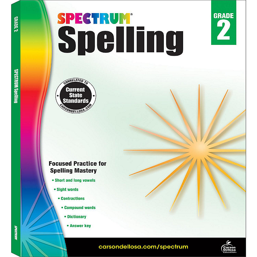 Spectrum Spelling, Grade 2 Image