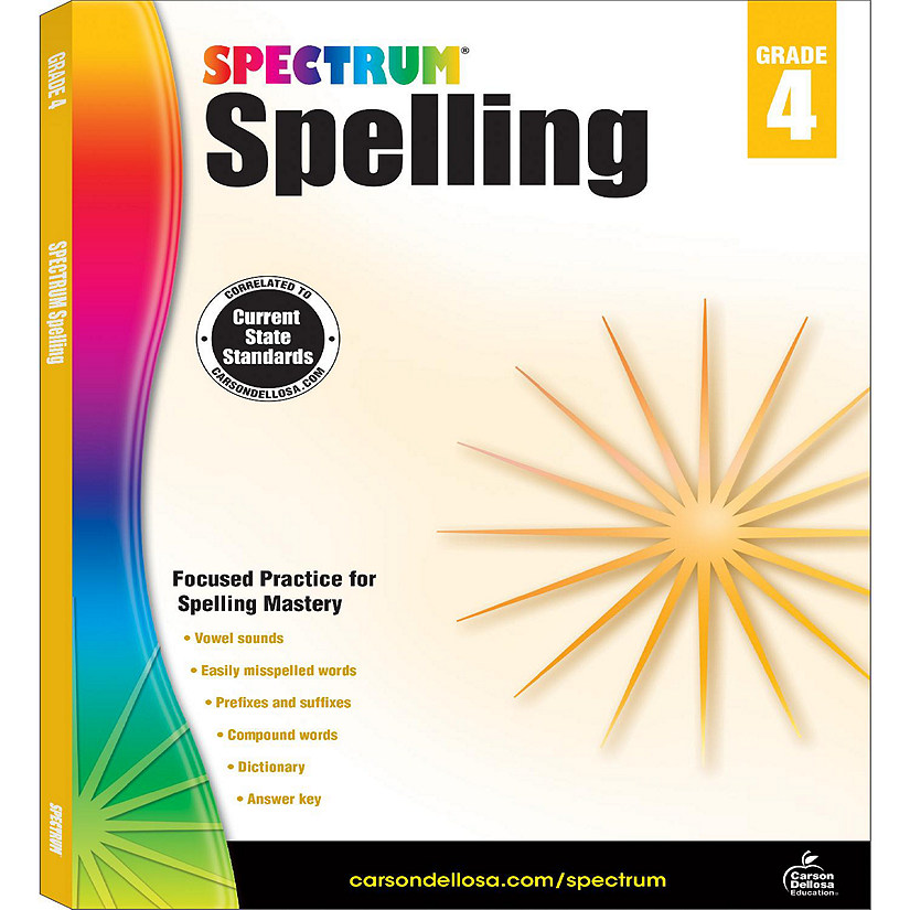Spectrum Spelling, Grade 4 Image