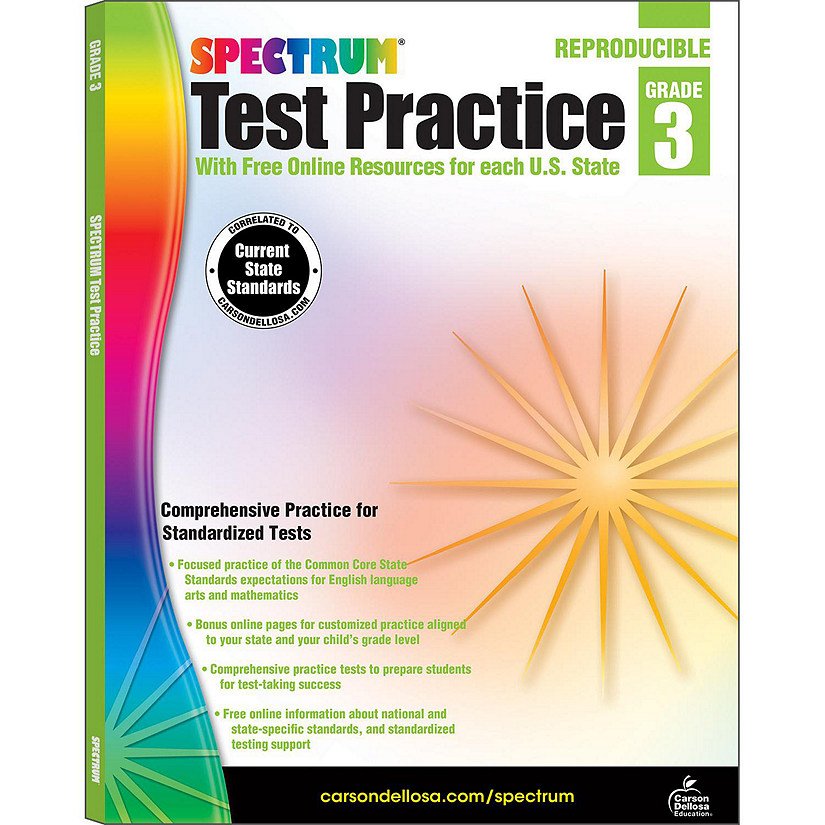 Spectrum Test Practice, Grade 3 Image
