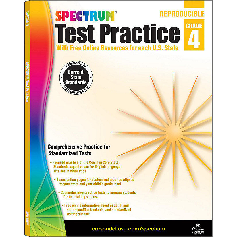 Spectrum Test Practice, Grade 4 Image