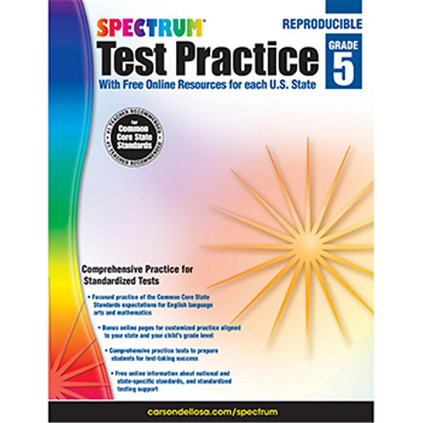Spectrum Test Practice, Grade 5 Image