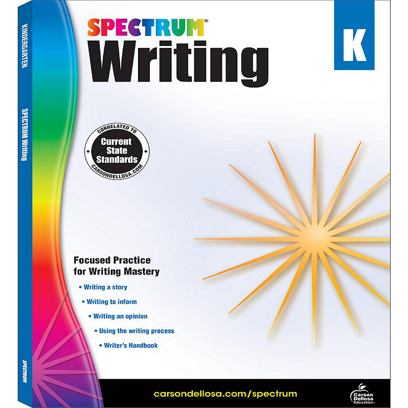 Spectrum Writing, Grade K Image