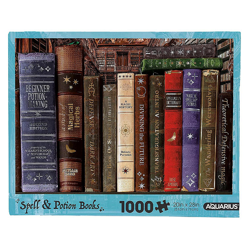 Spell and Potion Books 1000 Piece Jigsaw Puzzle Image