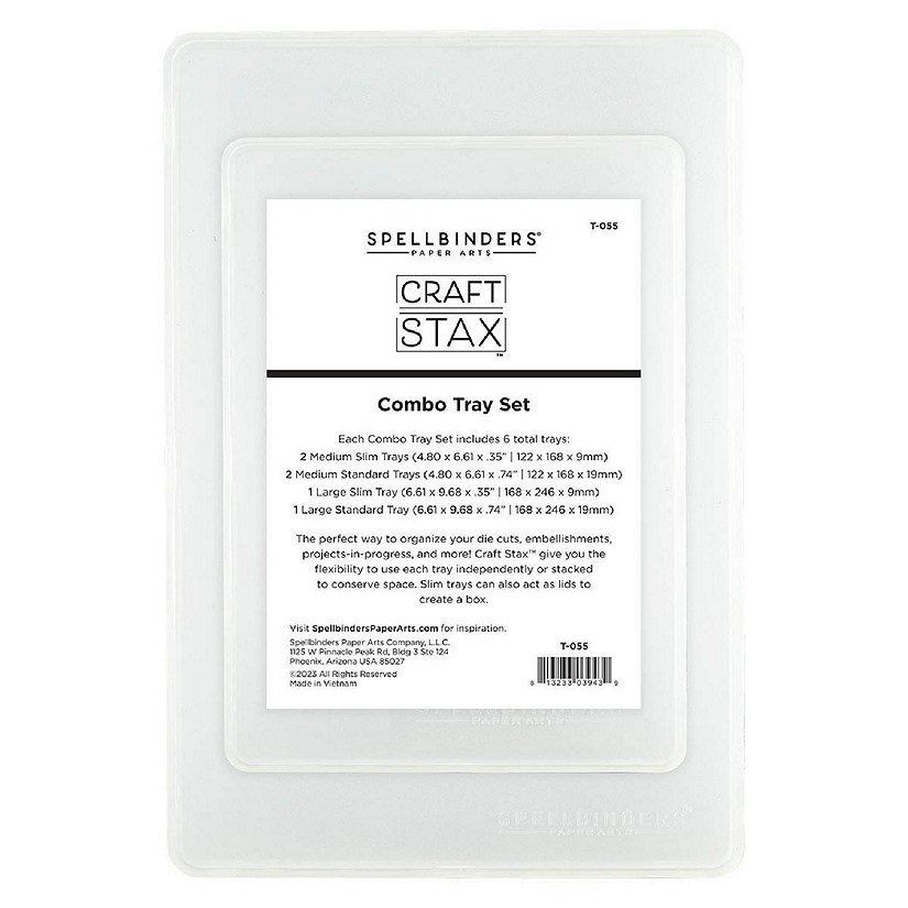 Spellbinders Craft Stax Tray Set-Combo Image