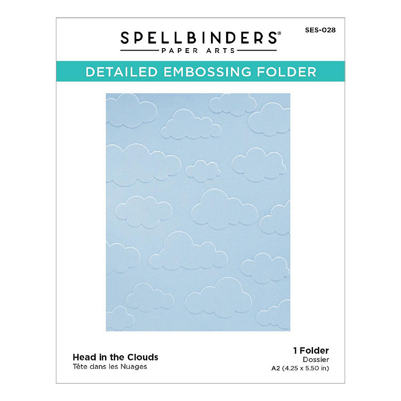 Spellbinders Embossing Folder-Open Road Head In The Clouds Image