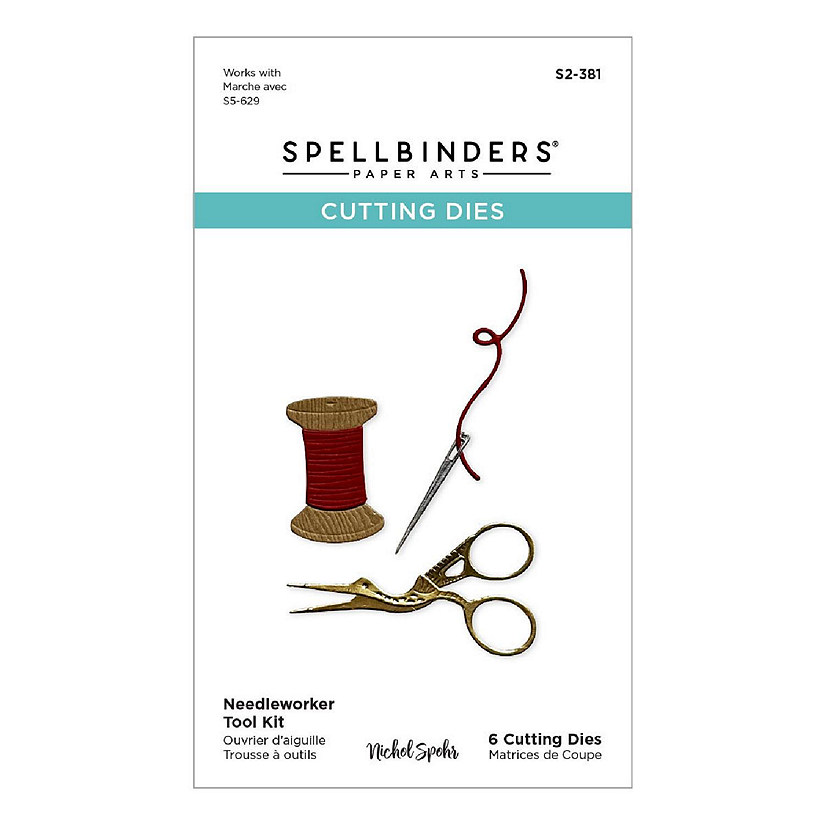 Spellbinders Etched Dies By Nichol Spohr-Needleworker Tool Kit Image