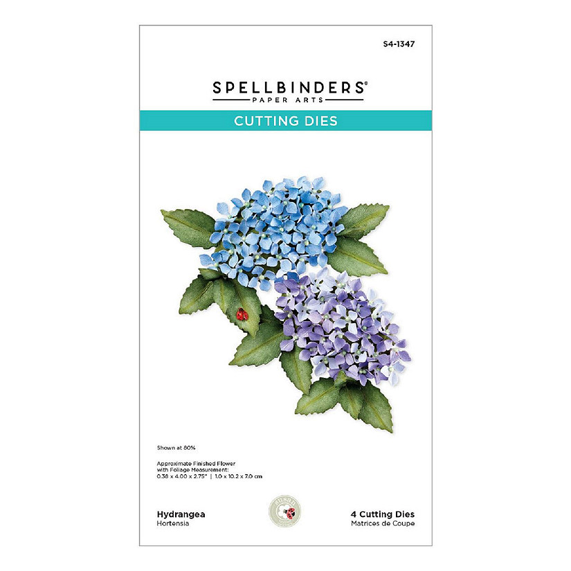 Spellbinders Etched Dies By Susan Tierney-Cockburn-Hydrangea Image