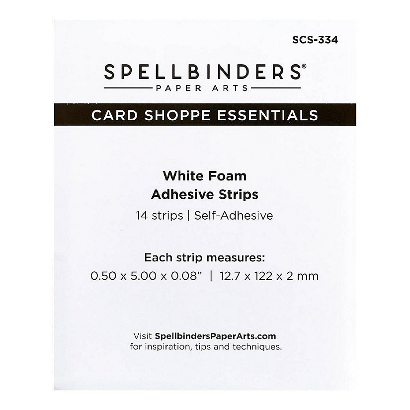 Spellbinders Foam Adhesive Strips 2M-White Image