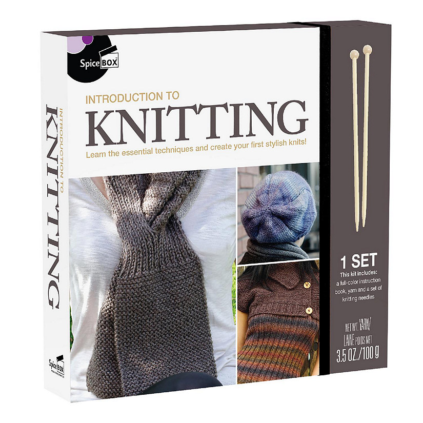 Spicebox: Introduction To Knitting Kit Image