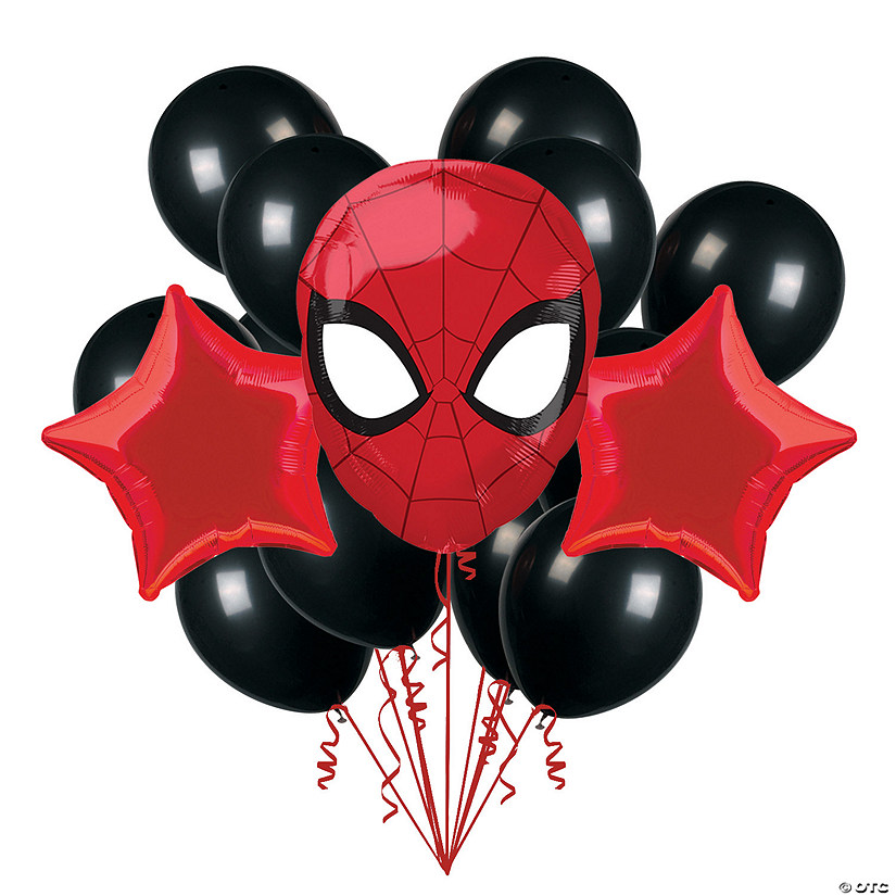 Spider-Man&#8482; Balloon Bouquet - 28 Pc. Image