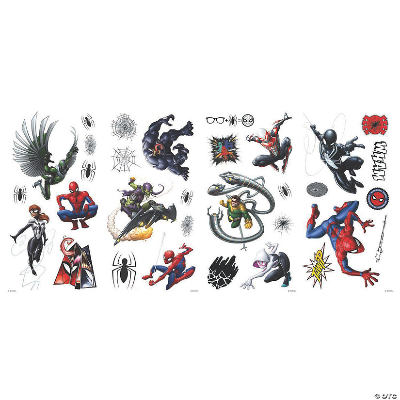 Spider-Man Favorite Characters Peel & Stick Decal Image