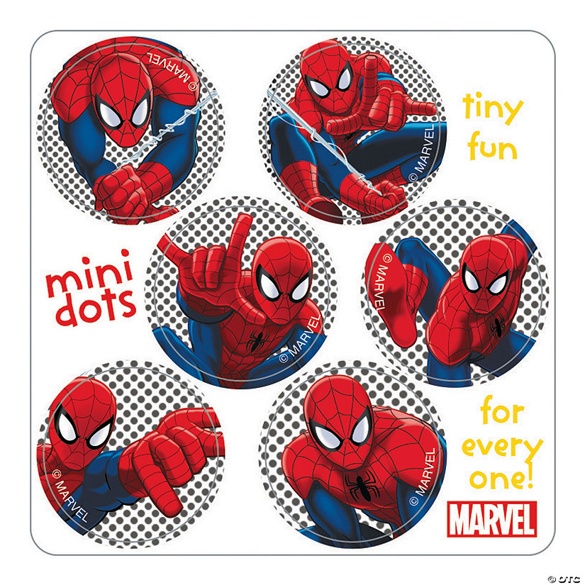 spiderman mini dots stickers discontinued