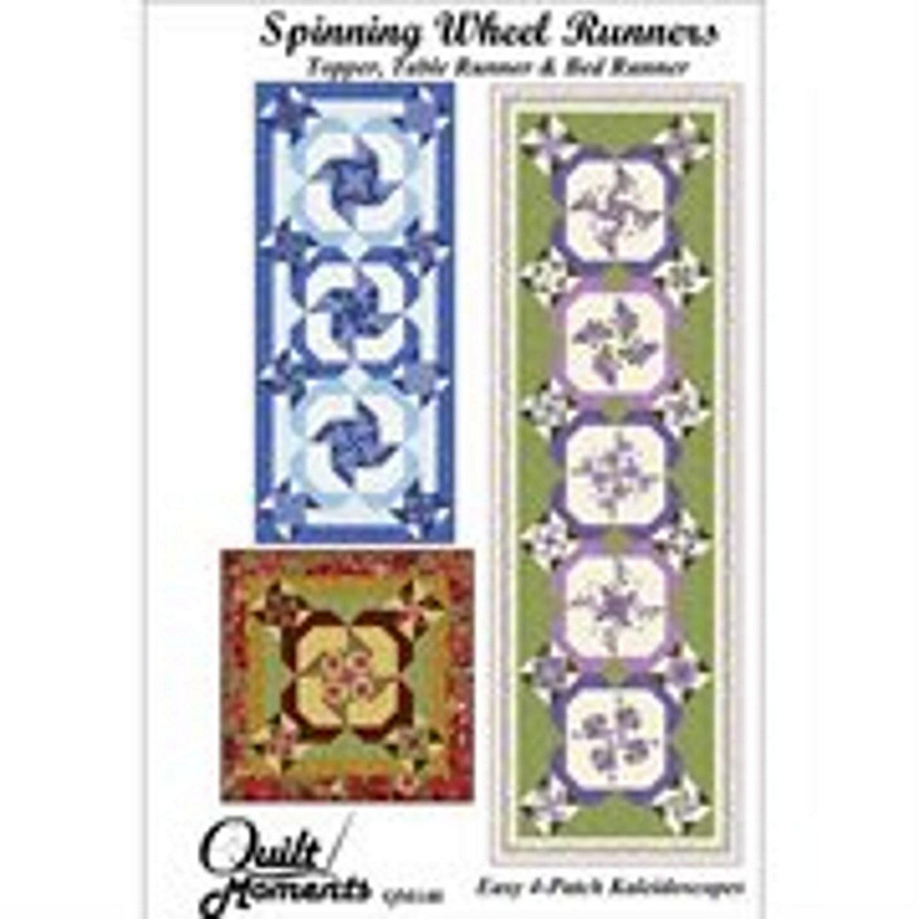 Spinning Wheel Runners Pattern 3 Sizes From: Quilt Moments Image