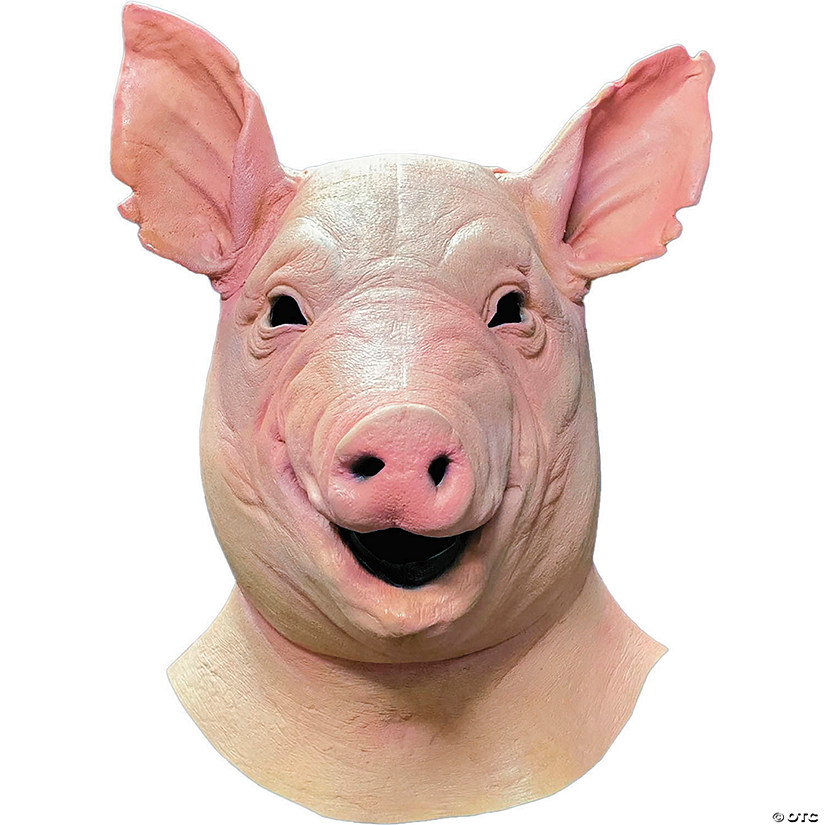 Spiral: from The Book of Saw&#8482; Pig Overhead Latex Mask - One Size Image