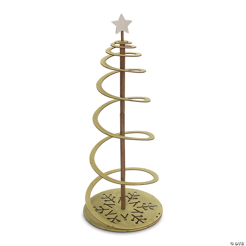Spiral Wood Pine Tree 38.5"H Oriental Trading