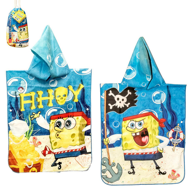 Sponge Bob, Ahoy Hooded BT Towel Oriental Trading