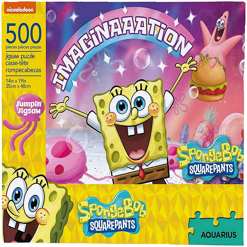 SpongeBob Imagination 500 Piece Jigsaw Puzzle Image
