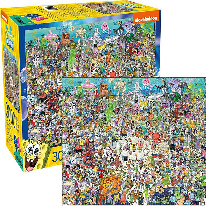 SpongeBob SquarePants 3000 Piece Jigsaw Puzzle Image