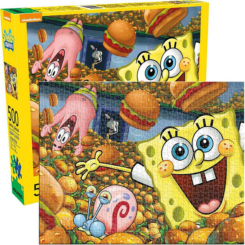 SpongeBob SquarePants 500 Piece Jigsaw Puzzle Image