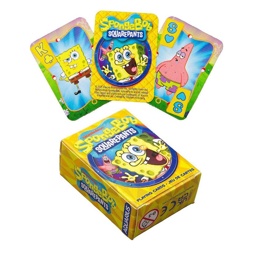 Spongebob Squarepants Chiisai Micro Playing Cards Image