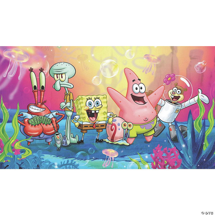 Spongebob Squarepants  Prepasted Wallpaper Mural Image