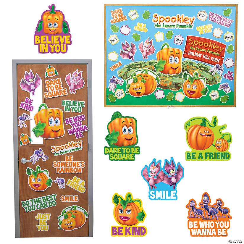Spookley the Square Pumpkin&amp;#8482; Classroom Decorating Kit - 65 Pc. Image