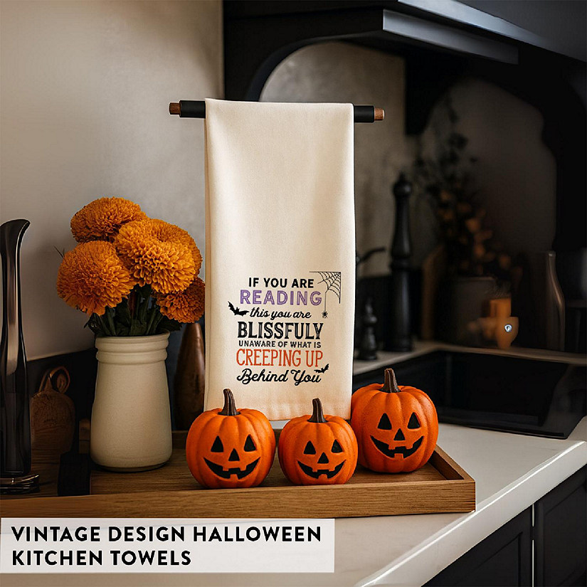 Spooky Kitchen Towel Blissfully Unaware Image