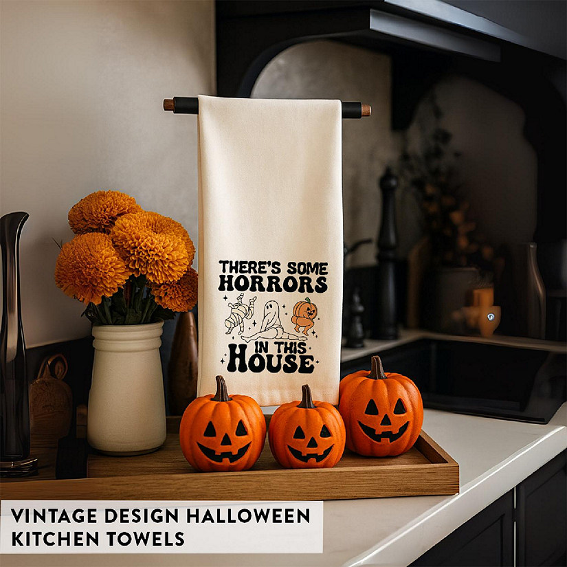 Spooky Kitchen Towel There's Some Horror Image