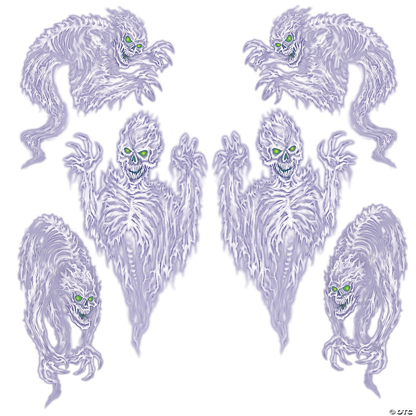 Spooky Spirit Plastic Wall Accents Image