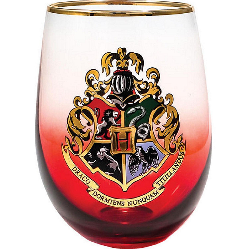 Spoontiques Harry Potter Hogwarts Crest Red Stemless Glass Image