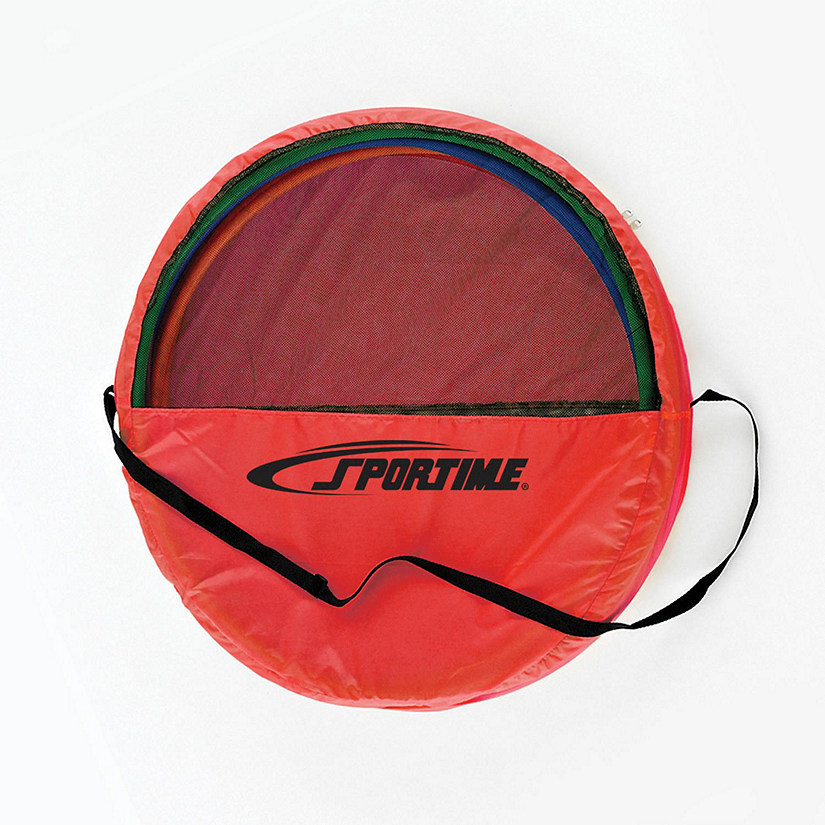 Sportime Hoop Tote-N-Store Bag, Red, 24 Inches Image