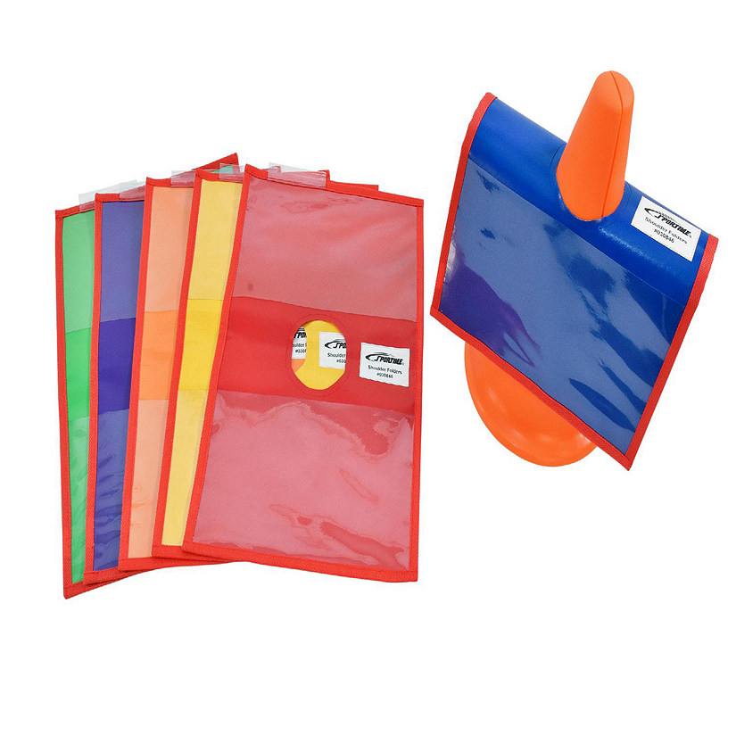 Sportime Shoulder Folders, 8 x 11 Inches, Set of 6 Colors Image