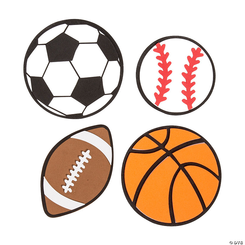 Sports Ball Magnet Craft Kit - Makes 12 Image