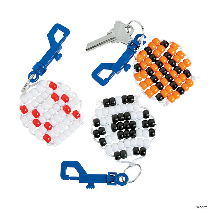 Download Sports Beaded Keychain Clip Craft Kit - Discontinued