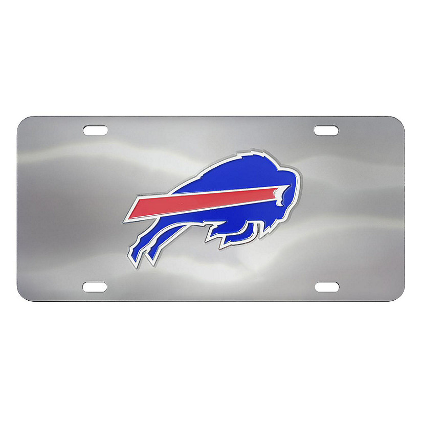 Sports Licensing Solutions LLC. - NFL - Buffalo Bills - Diecast License  Plate - Silver - 12X6