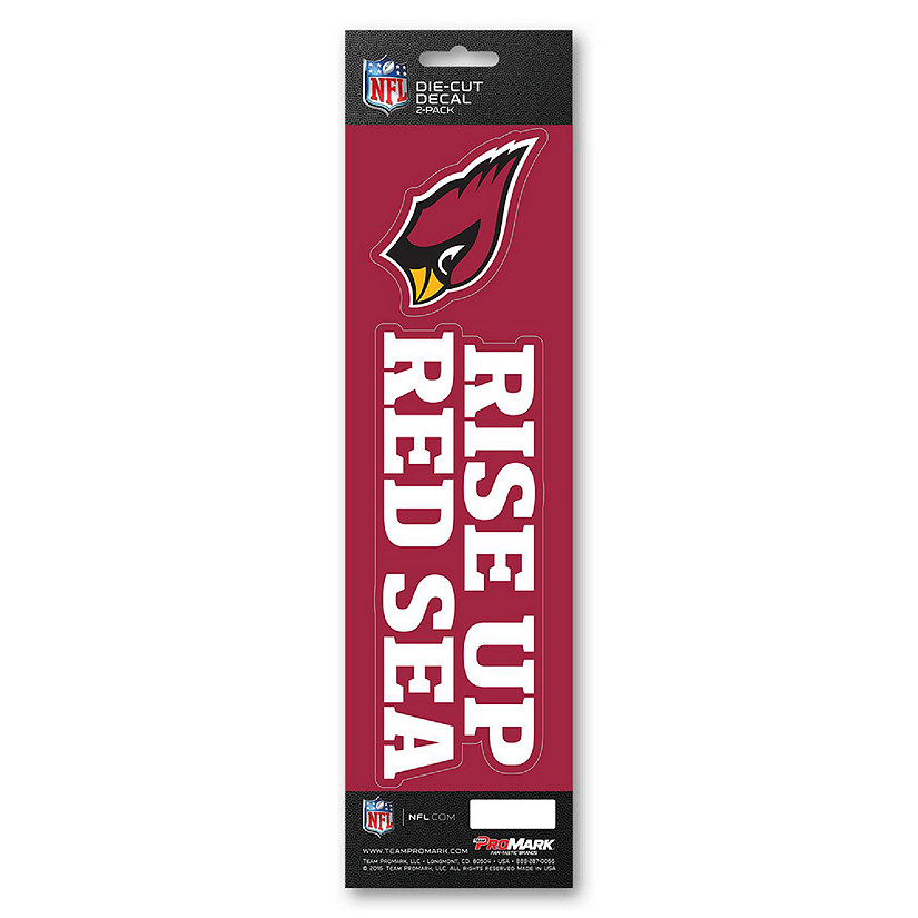 Sports Licensing Solutions LLC. - NFL - Arizona Cardinals - Team Slogan  Decal - Multicolor - 3” x 12”