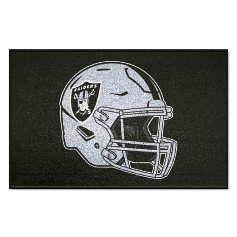 Sports Licensing Solutions LLC - NFL - Las Vegas Raiders - Starter Mat -  Black 19' x 30'