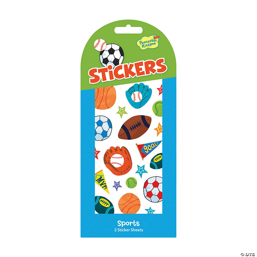 Sports Stickers: Pack of 12 Image