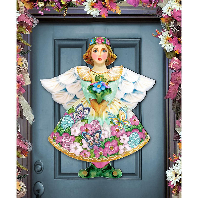 Spring Angel Easter Door Decor by G. Debrekht Image