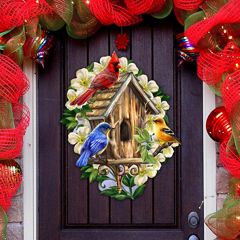 Spring Awakens Holiday Door Decor by D. Gelsinger Image
