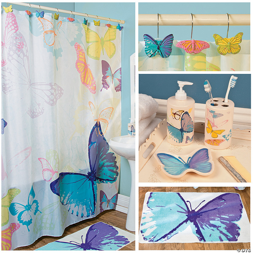 Spring Butterfly Bath Set Discontinued